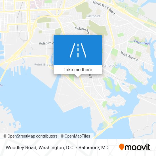 Woodley Road map
