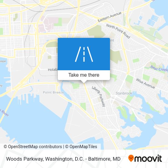 Mapa de Woods Parkway