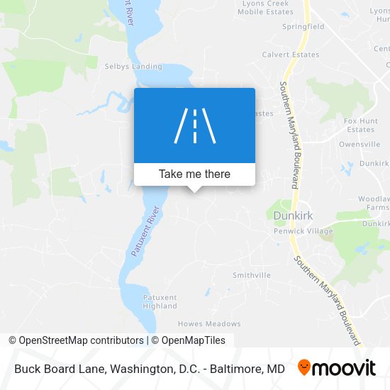Mapa de Buck Board Lane