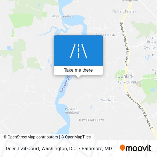 Deer Trail Court map