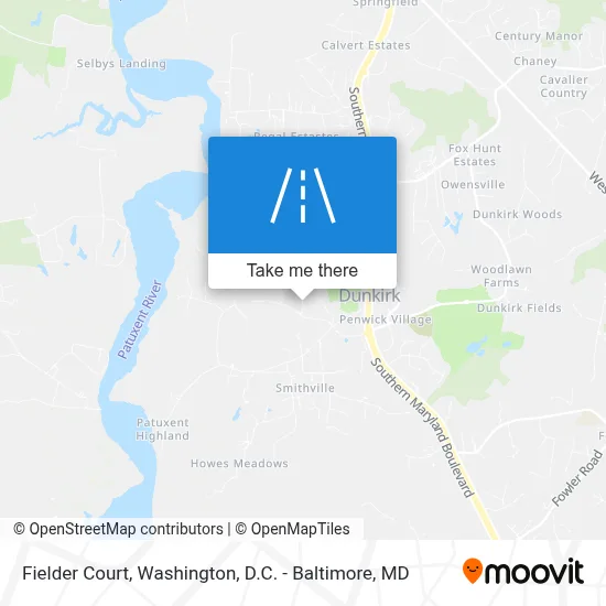 Fielder Court map