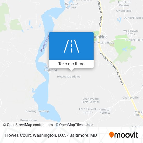 Mapa de Howes Court