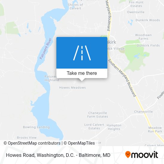 Howes Road map