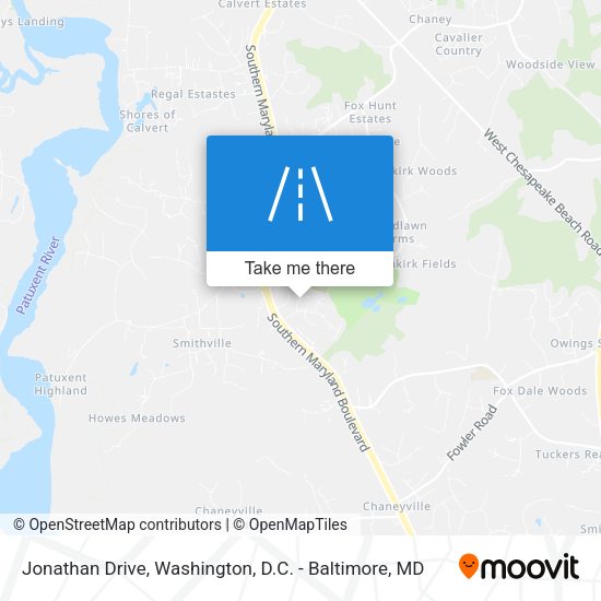 Jonathan Drive map