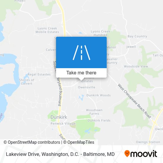 Mapa de Lakeview Drive