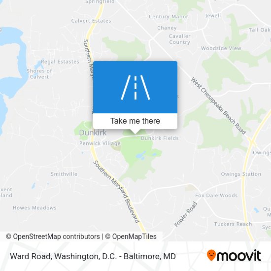 Mapa de Ward Road