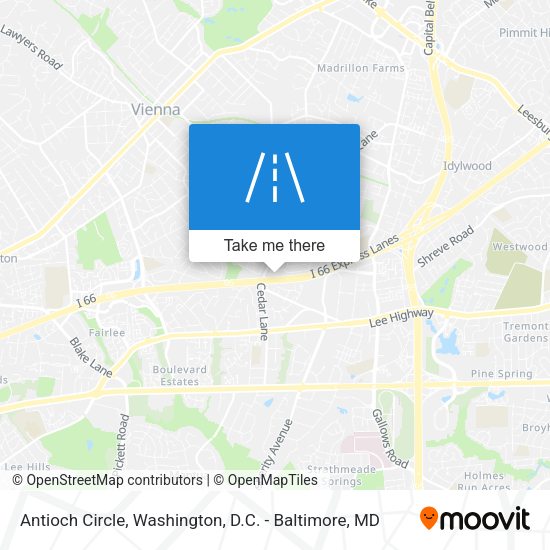 Mapa de Antioch Circle