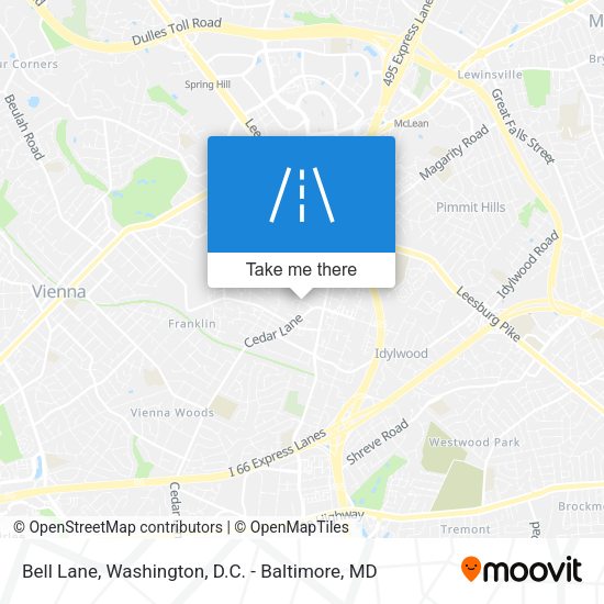 Bell Lane map