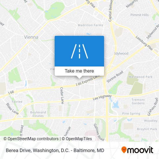 Berea Drive map