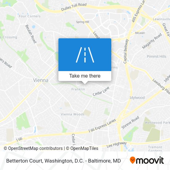 Betterton Court map