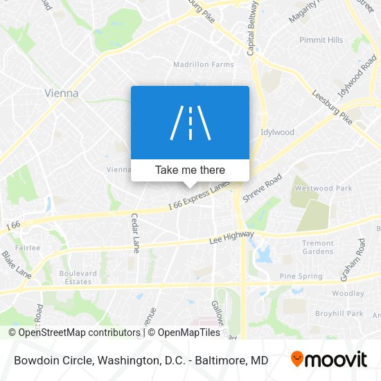 Bowdoin Circle map