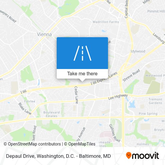 Depaul Drive map