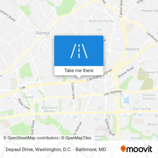 Depaul Drive map
