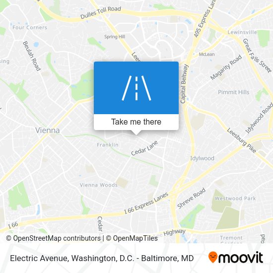 Mapa de Electric Avenue