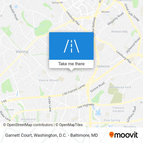 Garnett Court map