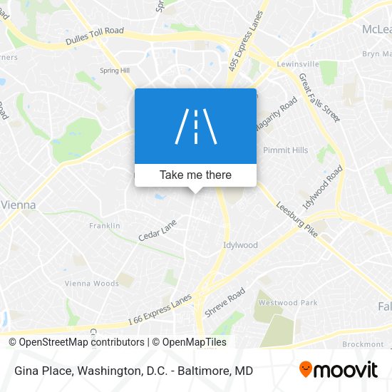 Mapa de Gina Place