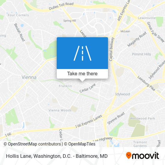 Mapa de Hollis Lane