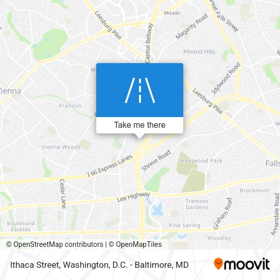 Ithaca Street map