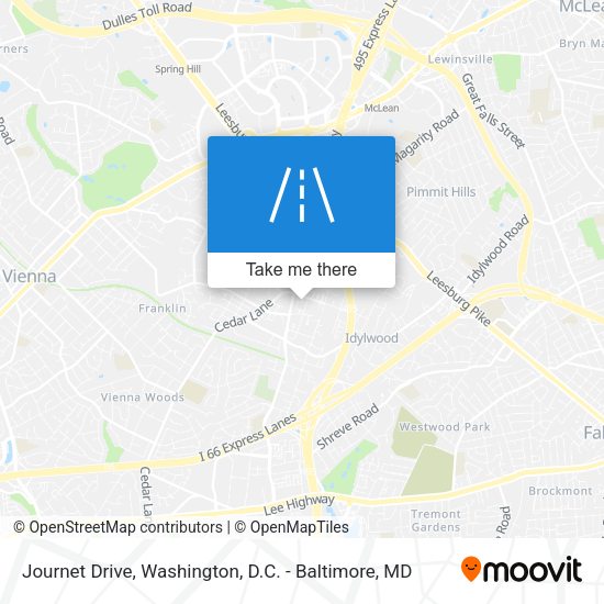 Journet Drive map