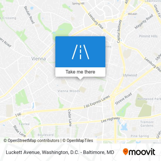 Luckett Avenue map