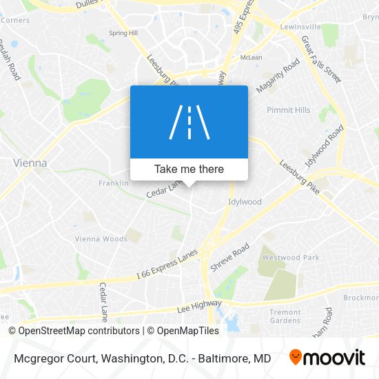 Mcgregor Court map