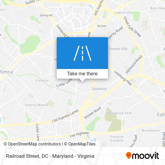 Railroad Street map
