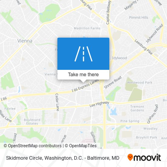Mapa de Skidmore Circle
