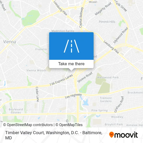 Timber Valley Court map