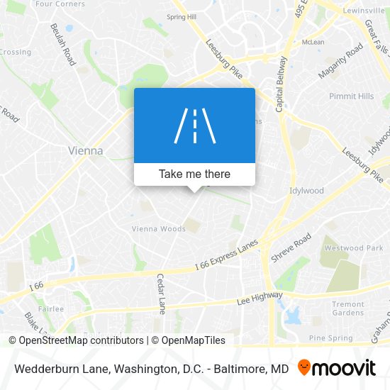 Mapa de Wedderburn Lane