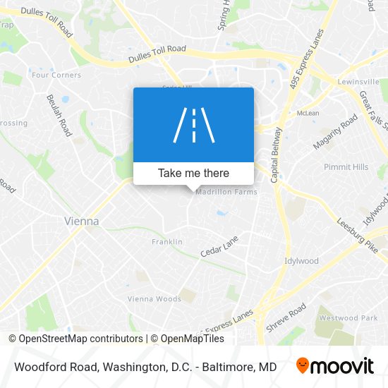 Mapa de Woodford Road