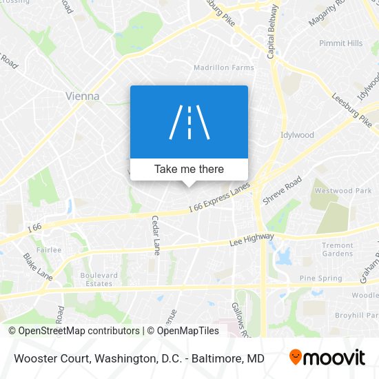 Mapa de Wooster Court