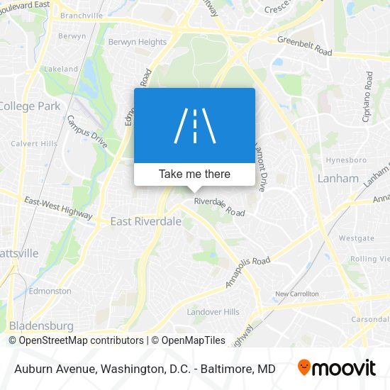 Auburn Avenue map