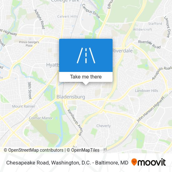 Chesapeake Road map