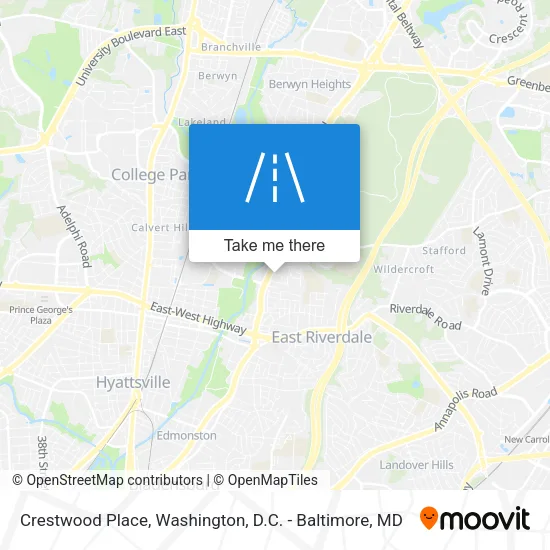 Crestwood Place map