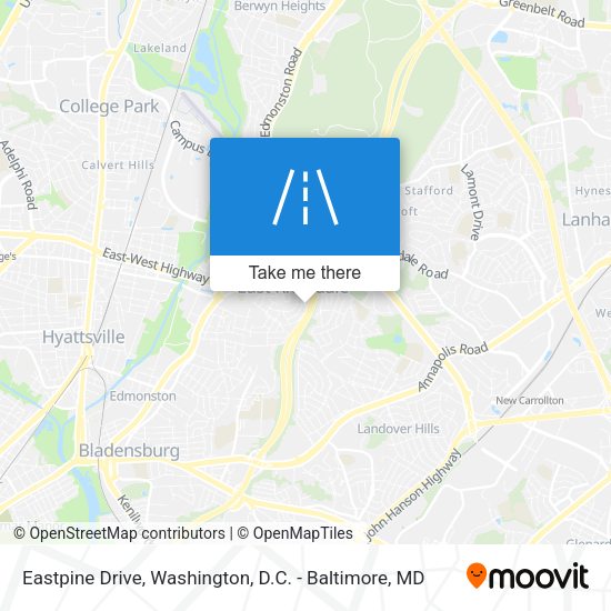 Eastpine Drive map