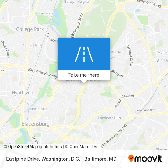 Eastpine Drive map