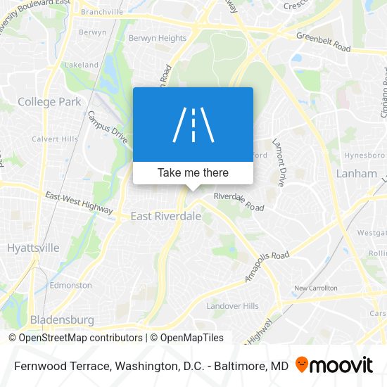 Mapa de Fernwood Terrace