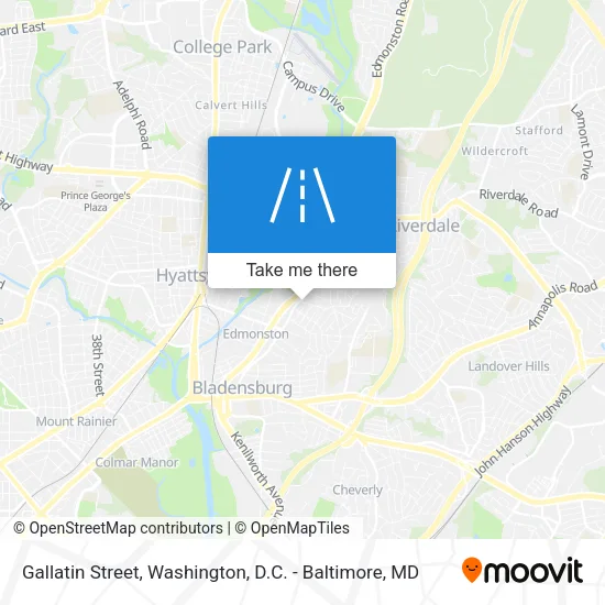 Gallatin Street map