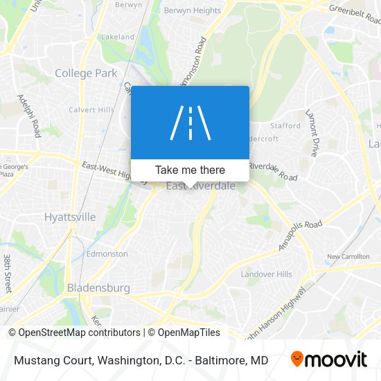 Mustang Court map