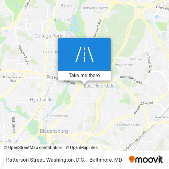 Patterson Street map