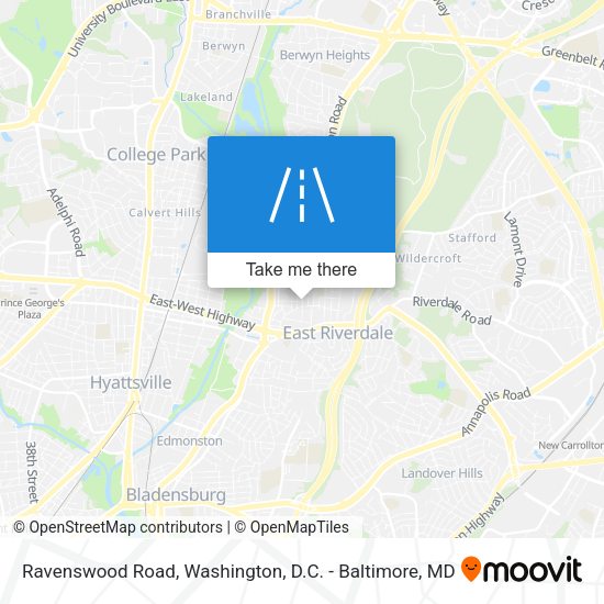 Mapa de Ravenswood Road