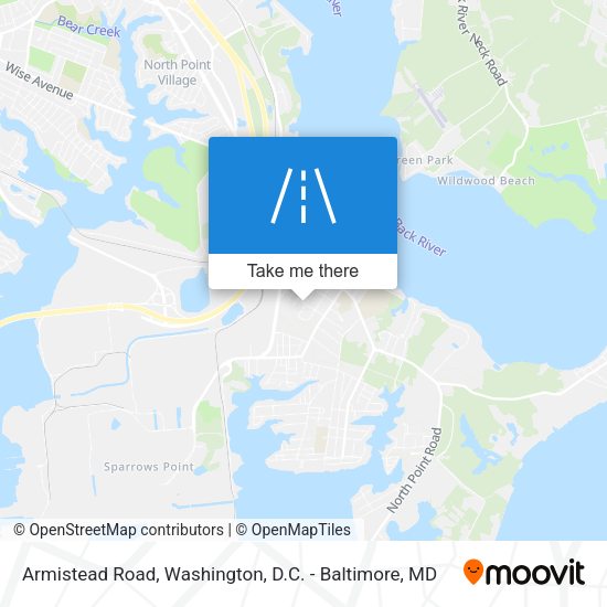 Armistead Road map