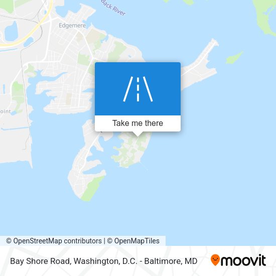Bay Shore Road map