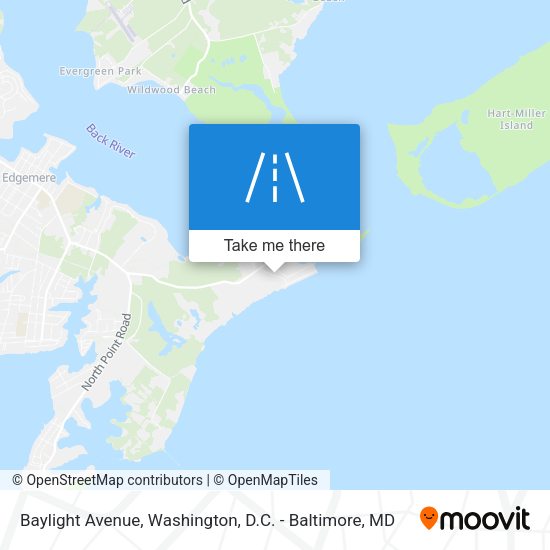 Mapa de Baylight Avenue