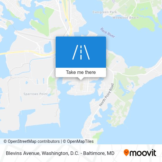 Mapa de Blevins Avenue