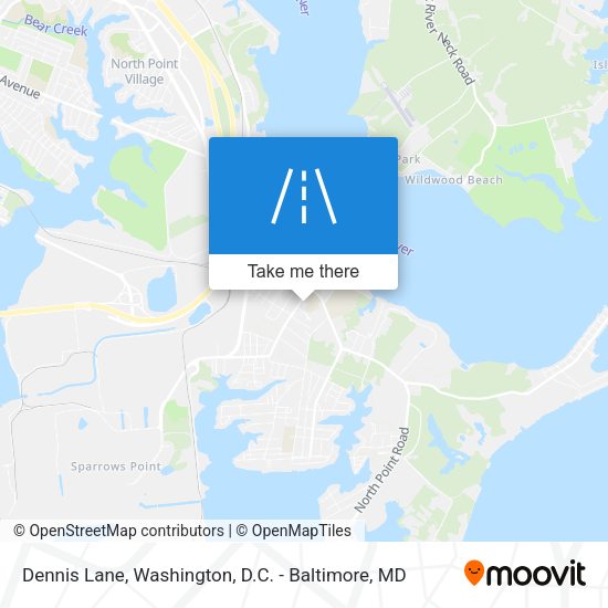 Dennis Lane map