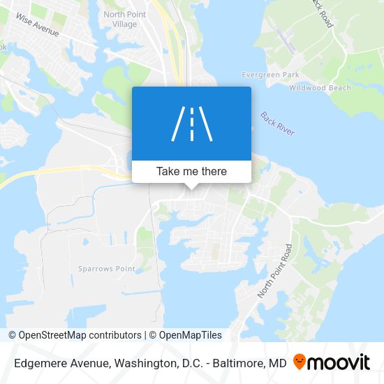 Edgemere Avenue map