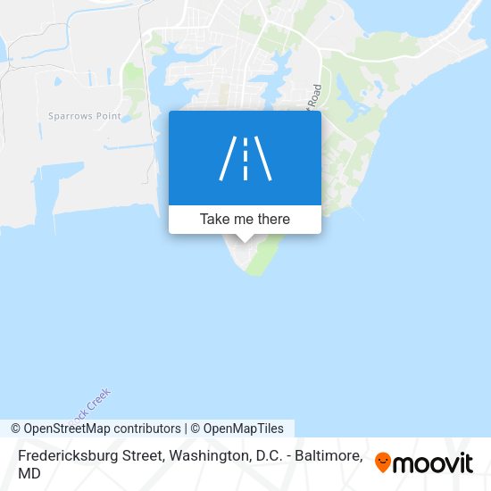 Mapa de Fredericksburg Street