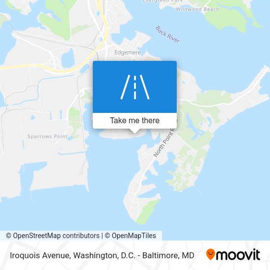 Mapa de Iroquois Avenue