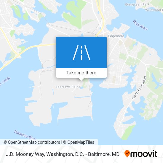 Mapa de J.D. Mooney Way